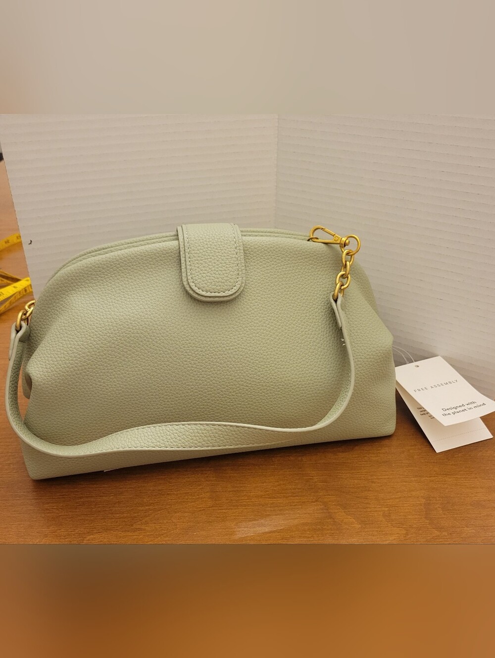 Free Assembly Sage Green Fashion Clutch Handbag. New with tags.